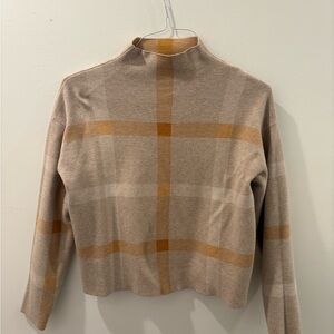 Tahari Women’s Plaid Turtleneck Sweater- Medium. Never worn
